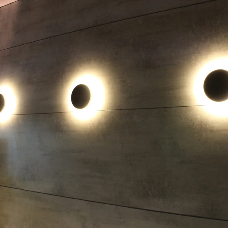 
Hot Sale Wall Mounted Black Decorative 12 Watt SMD LED External Wall Lamp 