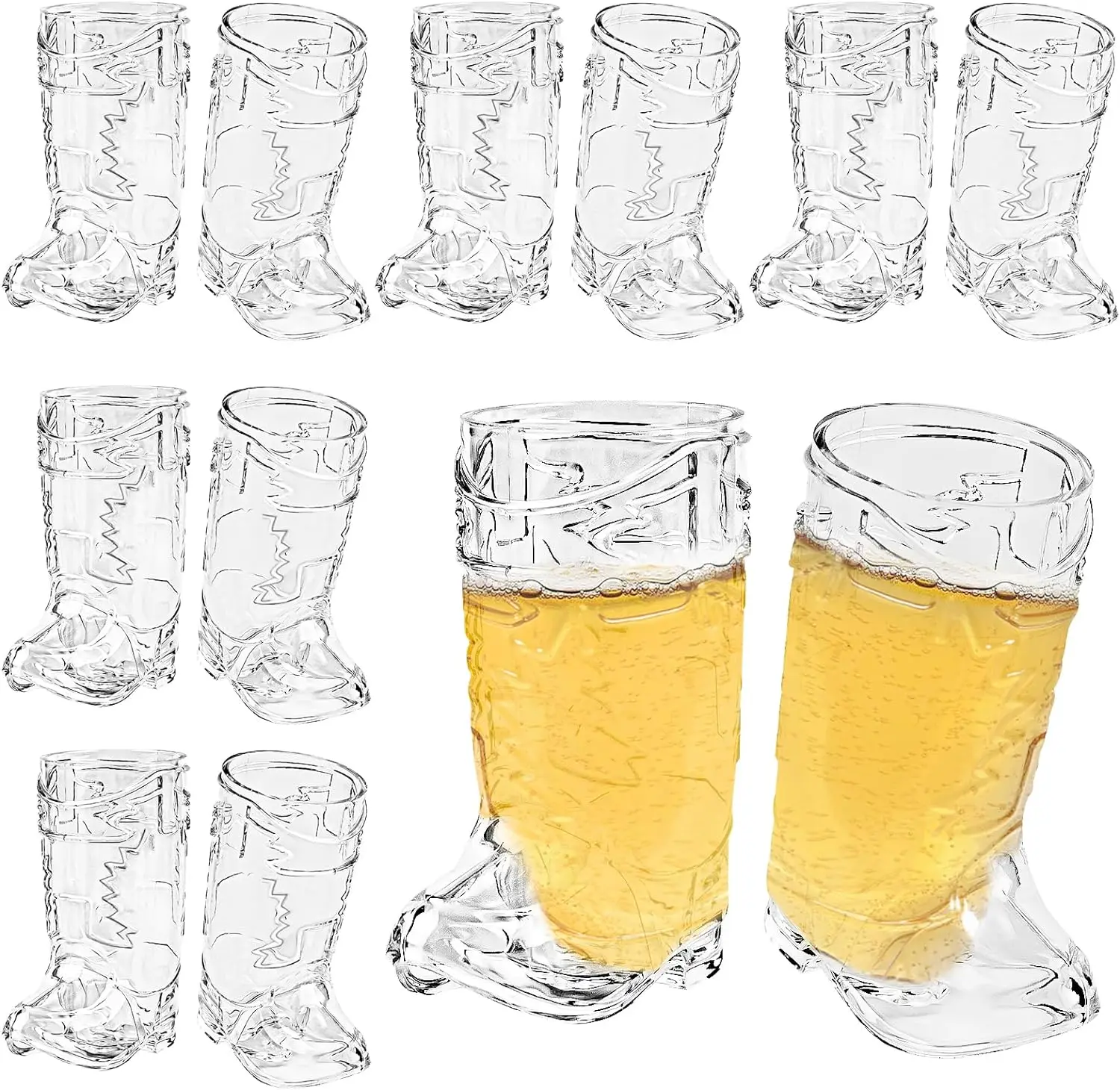 1 Oz Plastic Cowboy Glasses Cowboy Boot Shot Glass Cowgirl Western Theme Party Supplies