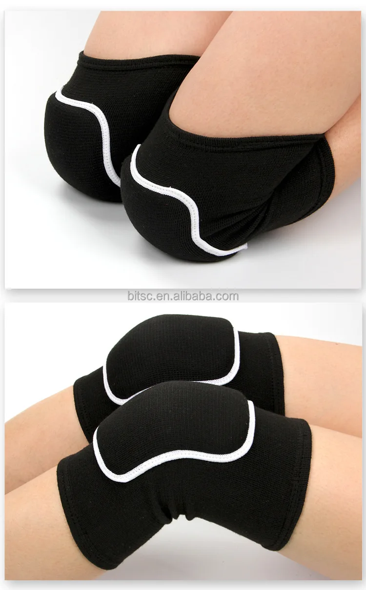 Soft Knitted Nylon Sports Knee Pads Gym Exercise Balance Pad Yoga Dance Knee Pad
