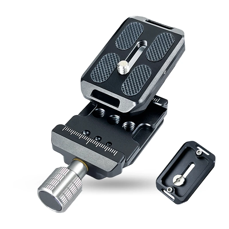 Camera Quick Release Plate 1/4 Screw Thread,Quick Release System QR Plate Camera Tripod Mount Adapter for Stabilizer