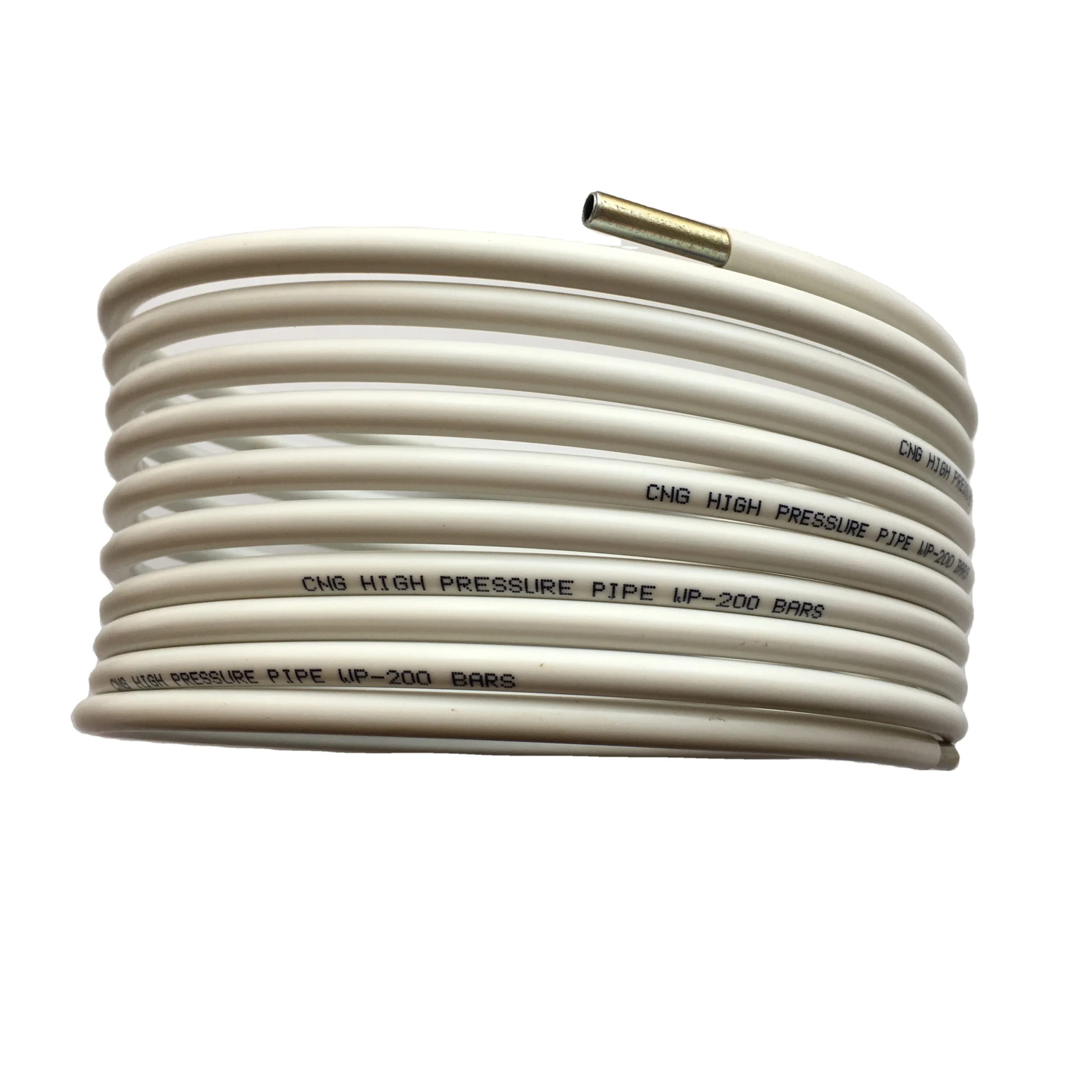 high pressure fuel line cng steel pipe for autogas sequential cng kit Carbon steel pipe with Yellow zinc coated