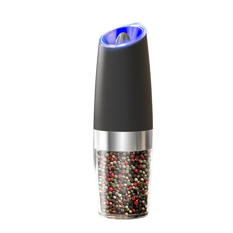 Hot Selling Alkaline Battery Operated Metal Electric Pepper Mill and Salt Grinder Custom Logo for Restaurant Home Kitchen Use