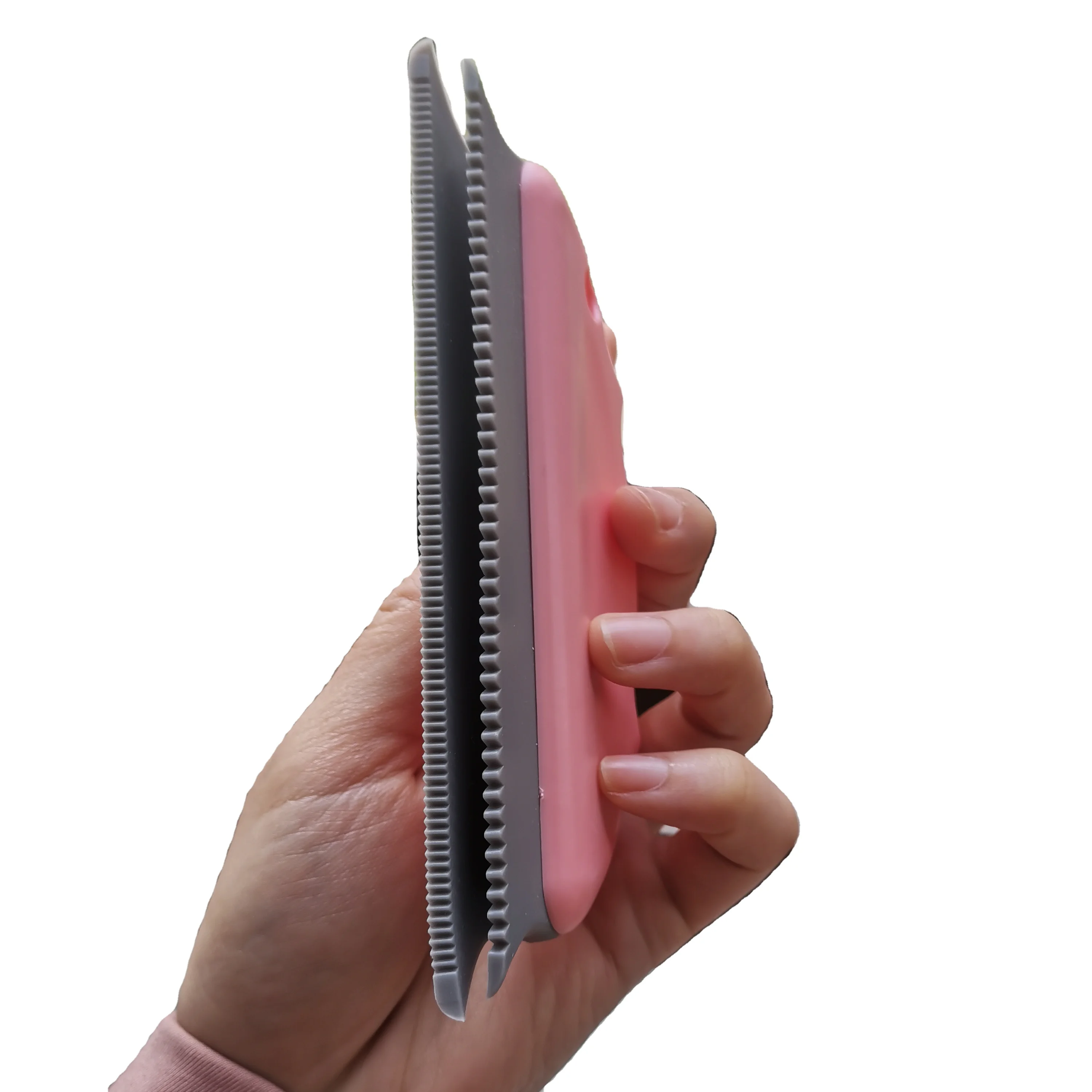 factory wholesale New  Design pet Hair Remover cute animal shape Brush Base Double-Side  Brush set small size