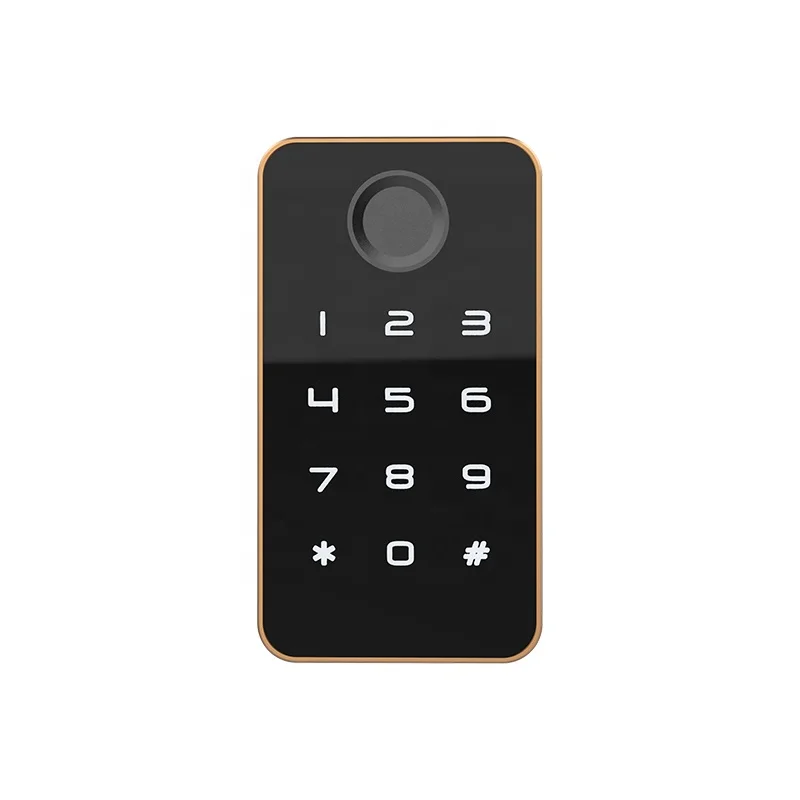 Qidots electronic fingerprint and password cabinet lock for gym smart locker lock