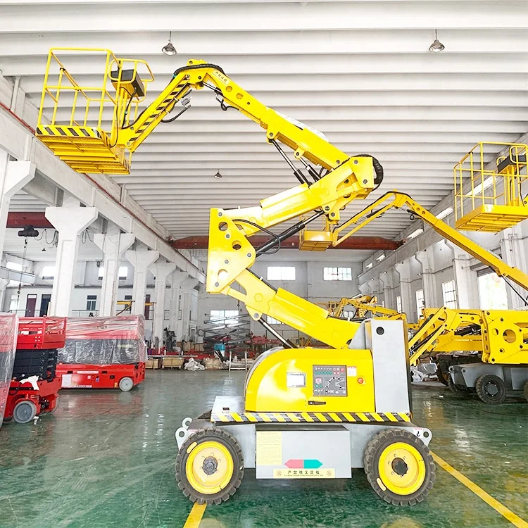 Crank Arm Rotatable Lifting Platform One Person Control Remote Control Self-Propelled Aerial Work Lift