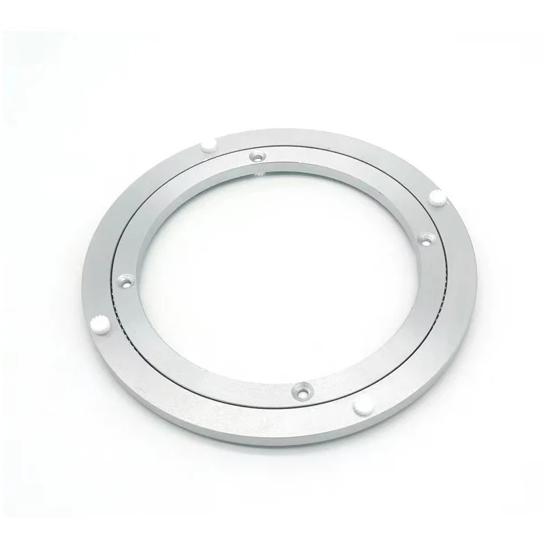 Dining table with marble lazy susan turntable bearing mute bearing furniture accessories