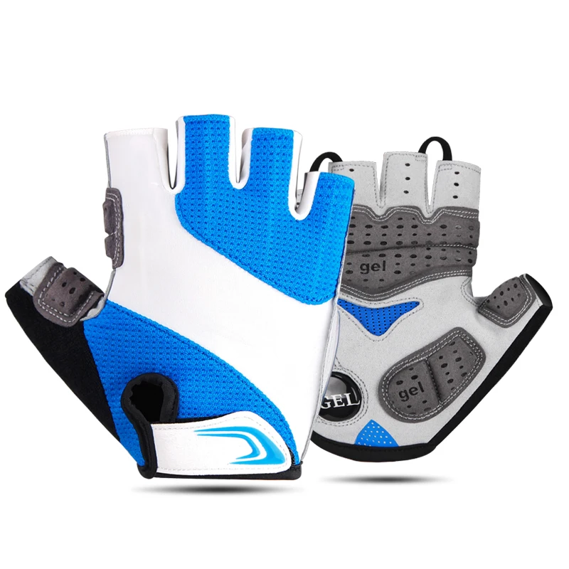 Outdoor Sports Accessories Half Finger Bike Gloves Sweat-absorbent Breathable Off-road Racing Cycling Gloves Bicycle