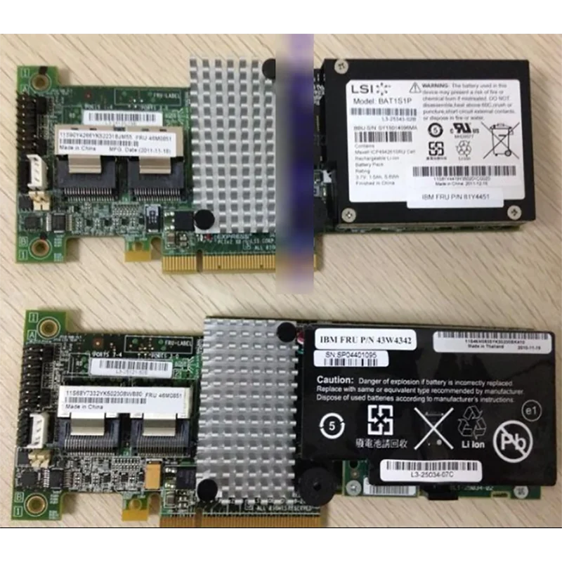 New ServeRAID M5015 SAS SATA PCIe RAID Controller 46C8927 81Y4419