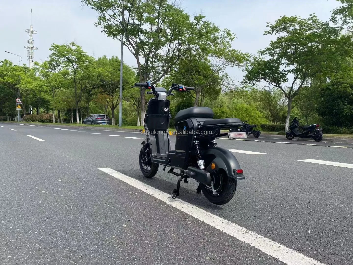 500w 1000w 60v  fast speed strong power electric city motorcycle moped electric pedal scooter