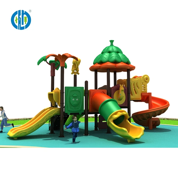 Latest Plastic Slide Equipment Children Outdoor Playground For Sale