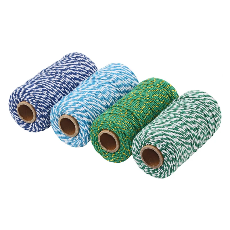 4mm colorful single Strand Macrame Cotton String For Handmade Wall Hanging Weaving Basketry