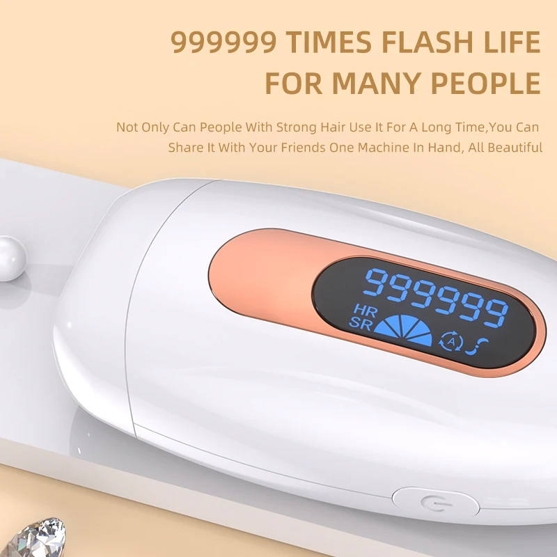 Popular Products 2024 Home Use PortableIce Cooling Ipl Hair Removal Machine Laser Hair Remover Epilator Deice For Women Body