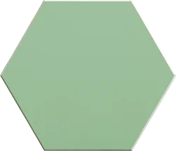 Colorize green self-adhesive hexagonal brick mosaic tile interior wall decoration 4mm Thickness bathroom kitchen backsplash