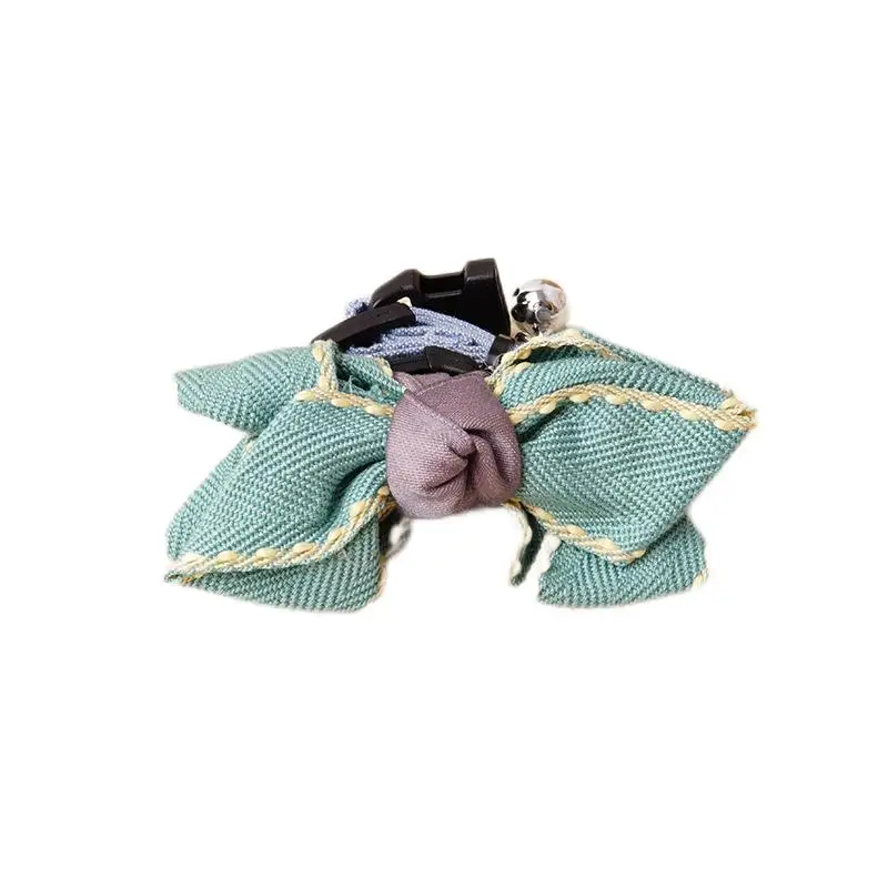 Wholesale Dog Pet Accessories Design Fashion Luxury Ribbon Bow Detachable Neck Bow Ties Collar for Pet Dog Cat