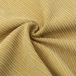 Fabric for Pants Toys and Shoes 6 Wales Home Textile T/N Corduroy Upholstery Fabric Customized Woven Dobby Soft Weft Plain Dyed
