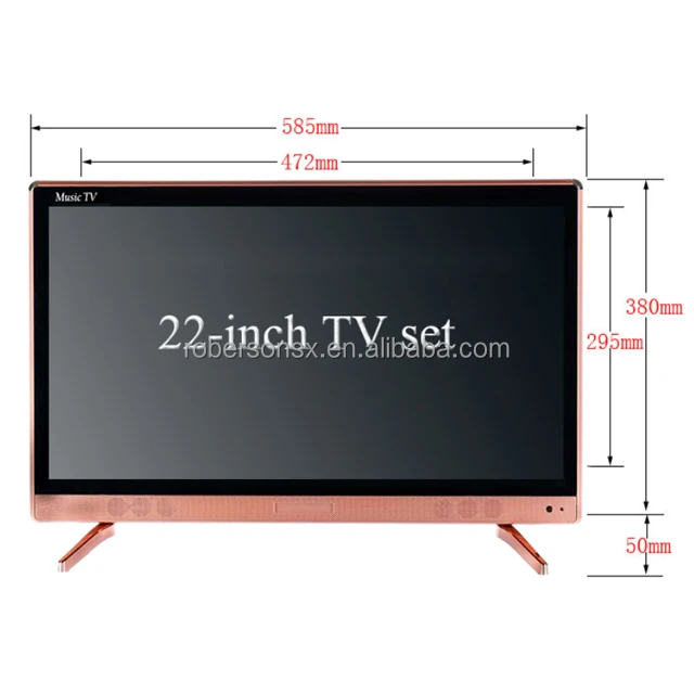 S2H 22 inch Portable dvb-t2 solar dc tv 12v led tv for satellite