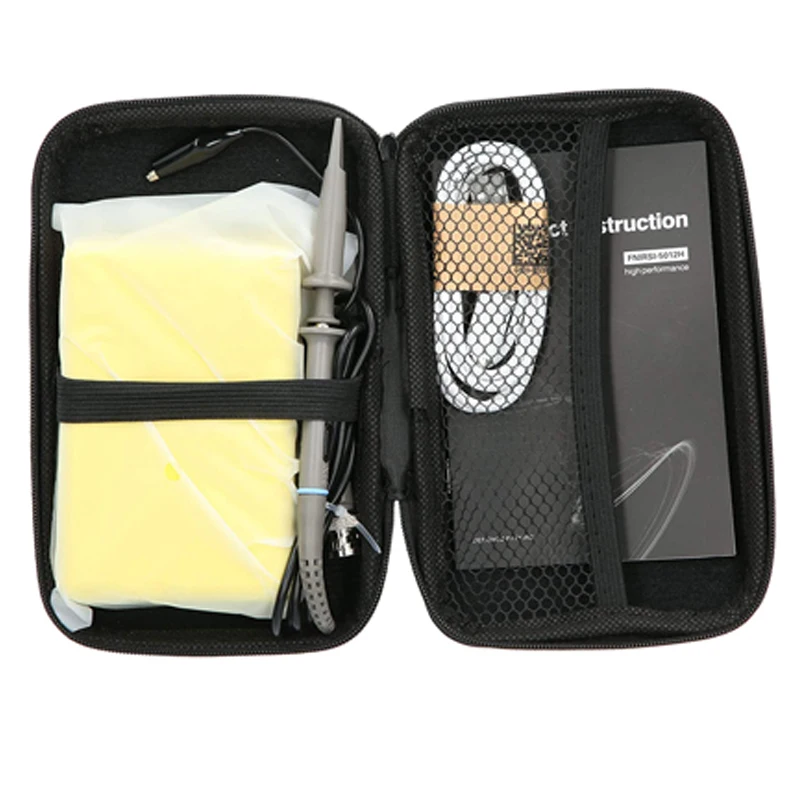 FNIRSI 5012H Handheld Oscilloscope 500MS/s Sampling Rate 100MHz Support Waveform Storage 2.4 inch Screen Digital Oscilloscope