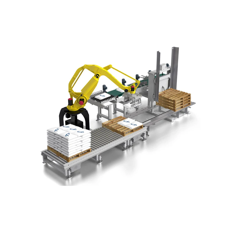 High Quality Custom Carton Box Low Level Robotic Palletizer Factory in China