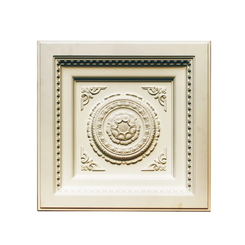 china wholesale villa hotel interior decorative modern top sale pretty 3d ceiling design pu square