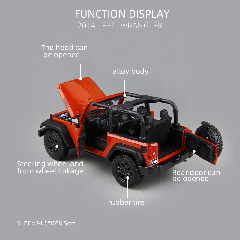 Модель 1:18 автомобиля Maisto Wrangler Williys