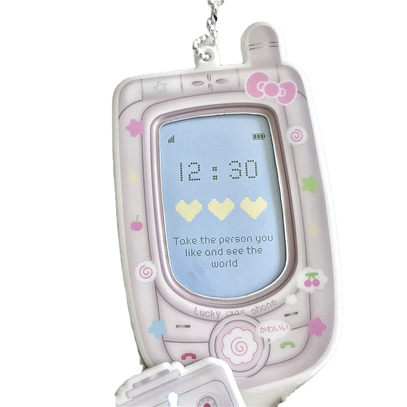 CCD Camera Shaped Cartoon Cell Phone Photocard Holder 3 Inch Kpop Photo Card Protective Organizer Sleeve Backpack Pendant