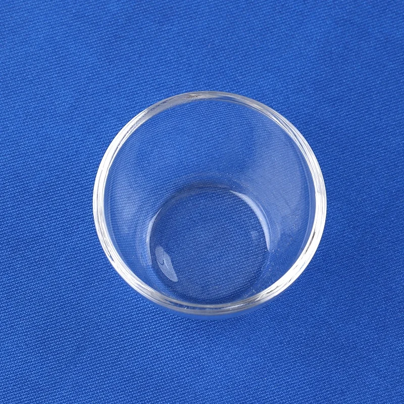 HF can be customized transparent transparent flat bottom quartz glass crucible fused quartz laboratory crucible beaker