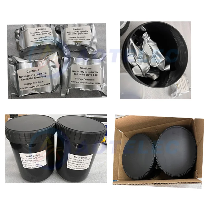 AOT Sodium Battery Metals Sodium Chips For Battery Research