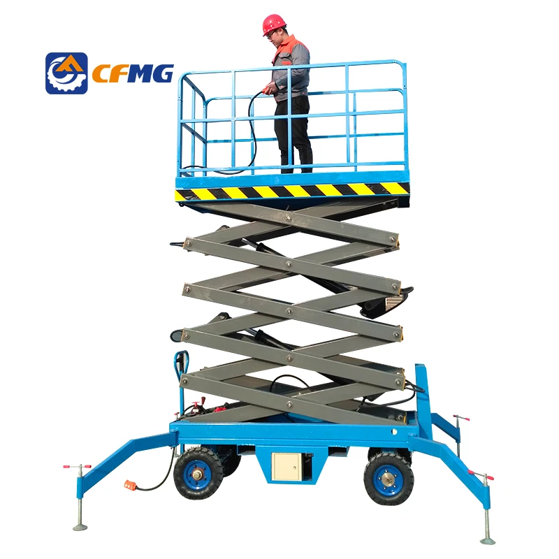 4-18m High-Quality Industrial Use 18m Mobile Scissor Aerial Working Platform with CE