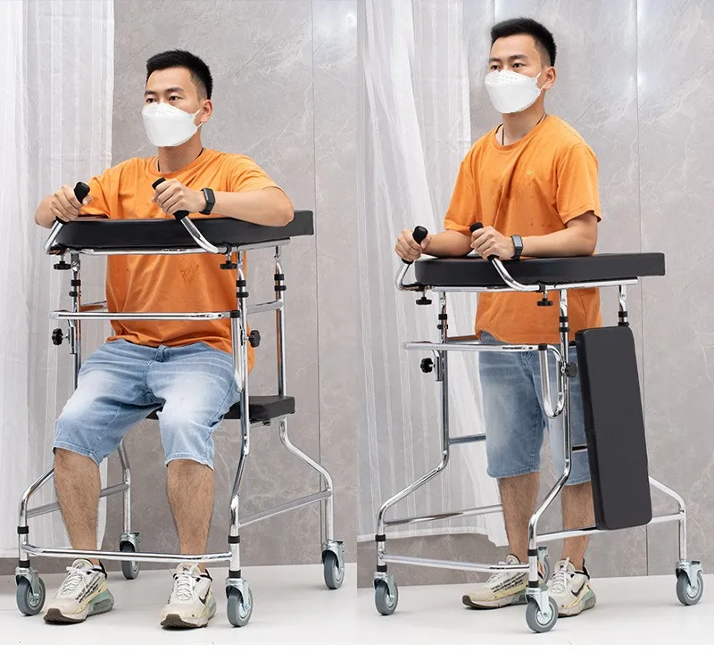 Elderly Walker Thrombosis Stroke Rehabilitation Walker For Adults Cerebral Palsy Hemiplegia Patients Rehabilitation