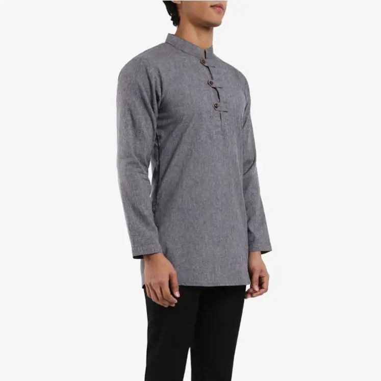 New Pajama Muslim Clothing Arab Thobe Blouse Men For Kurta Designs