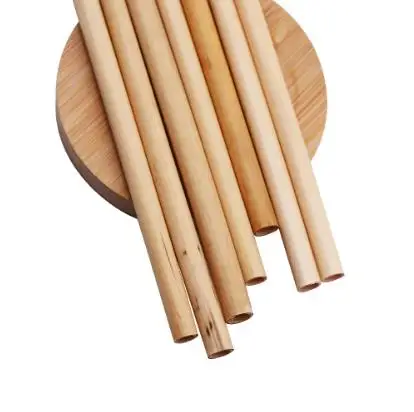 Slim eco friendly factory directly wheat straw disposable drinking straw biodegradable