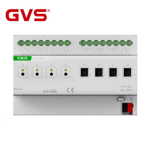 GVS EIB KNX LED Dimming Actuator 4-Fold 4A for Smart Control