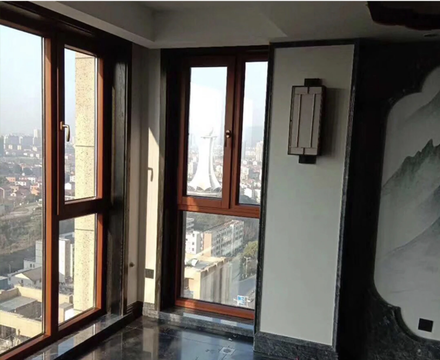 Manufacturer Supply Double Glazed Windows Australia Standard Aluminum Casement