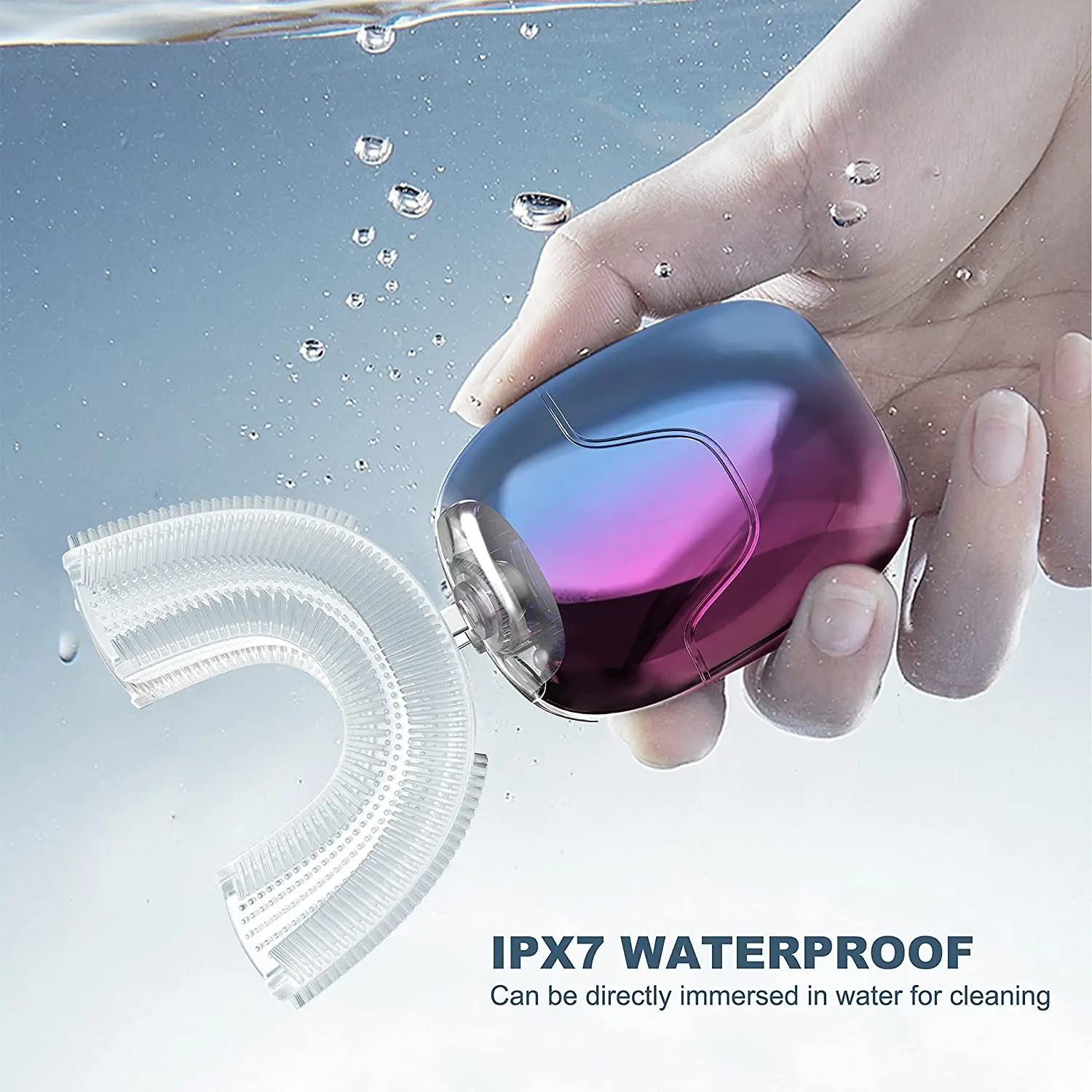 Hot Popular portable travel u-shaped toothbrush creative usb charger best u shaped adult toothbrush