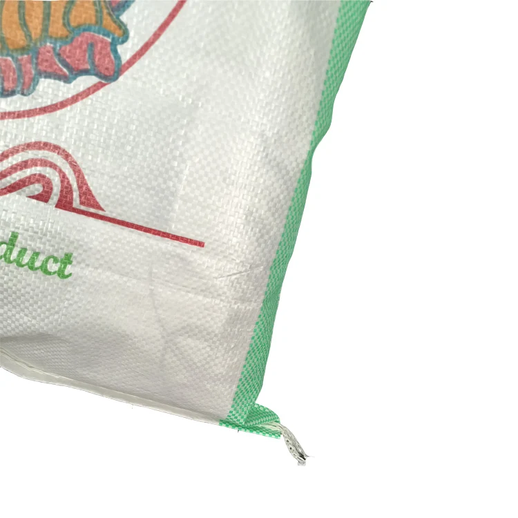white color polypropylene pp woven sack bag for packing rice flour wheat grain food
