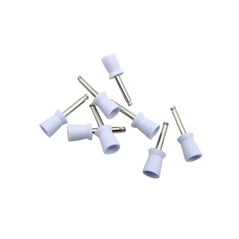 Swordental 100pcs Dental Tools Polishing Prophy Cup Brushes Polisher Nylon Tapered Brush Polishing Prophy Cup