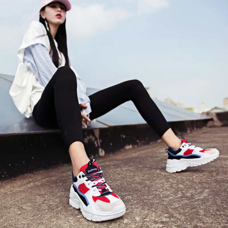 2022 Latest Designer Basketball Shoes for Men Cool Chunky Basketball Sneakers for Sport Vogue Casual Sneakers for City Summer