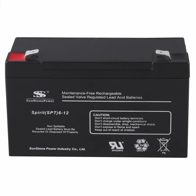Maintenance Free UPS Battery 6V 9AH valve regulated sealed lead acid battery