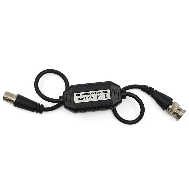 YJS Manufacture Supply High Quality BNC Video Balun Video Signal Anti Jamming Device Ground Loop Isolator For CCTV System