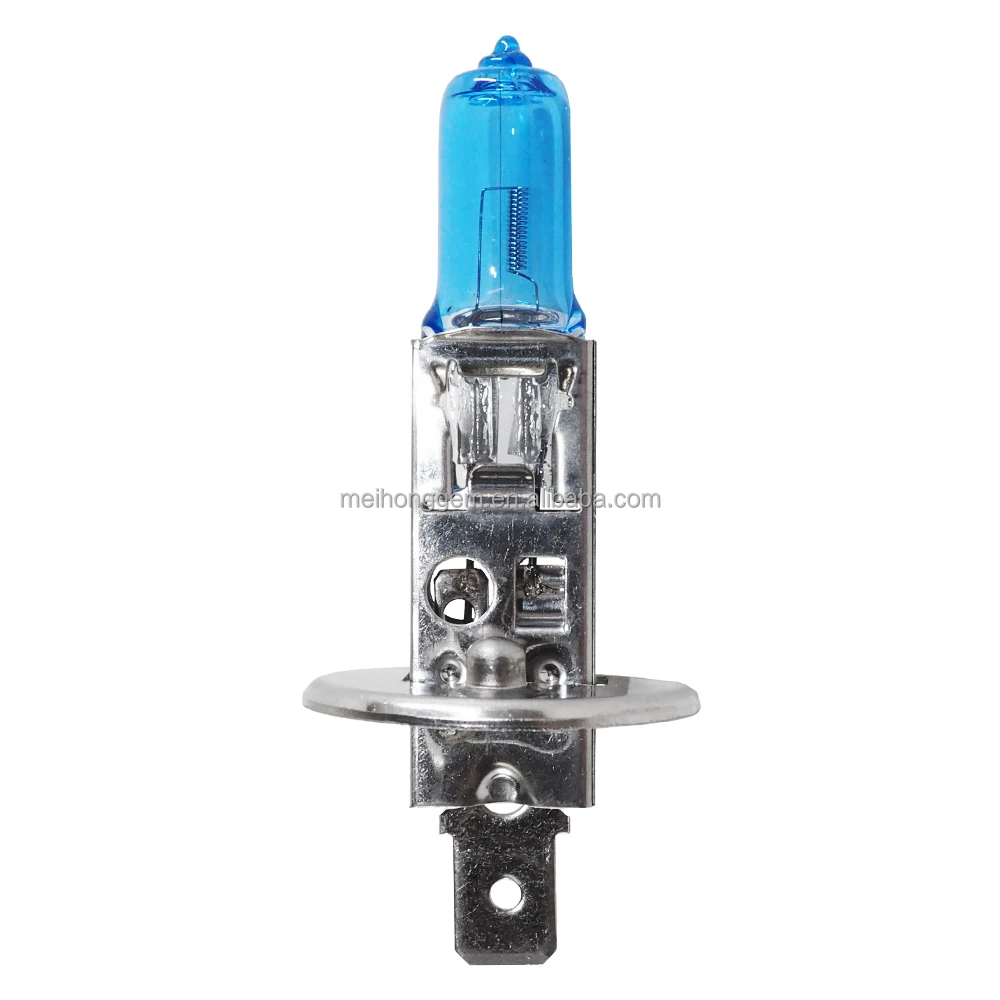 H1 fog light bulbs xenon blue super white E13 12v 100W  5500k  halogen bulb
