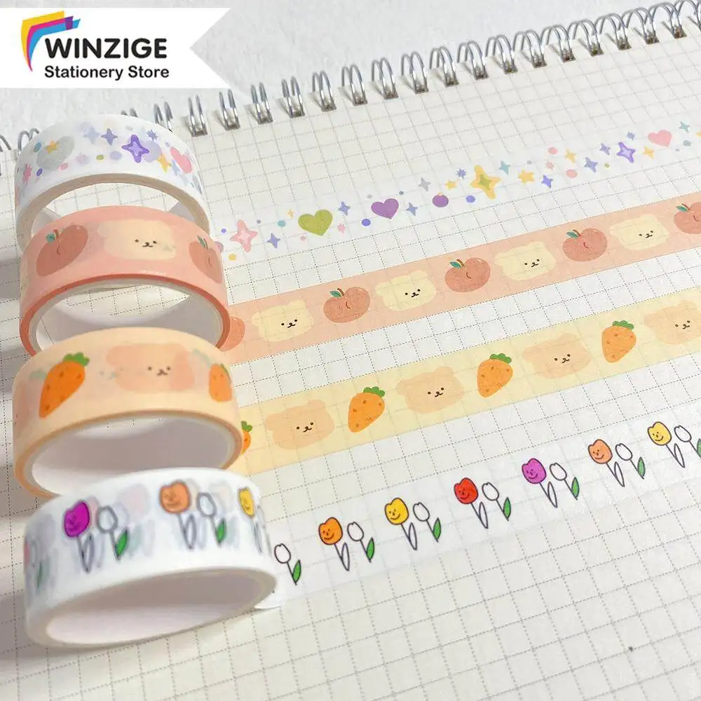 Cute Bear Masking Tape DIY Decor Journal Korea Winzige INS Washi Tapes