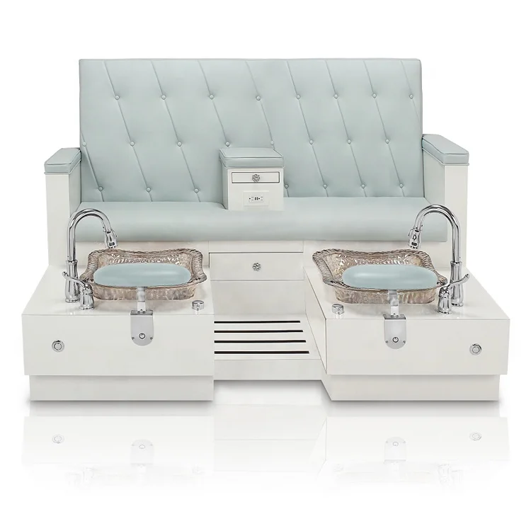 Double seat foot spa massage pedicure chair