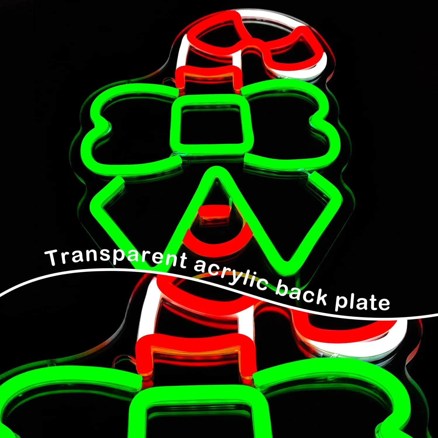 Christmas Candy Neon Sign for Wall Decor Dimmable Christmas Sign for Bedroom Children Kids Gift Living Room Winter Home Party