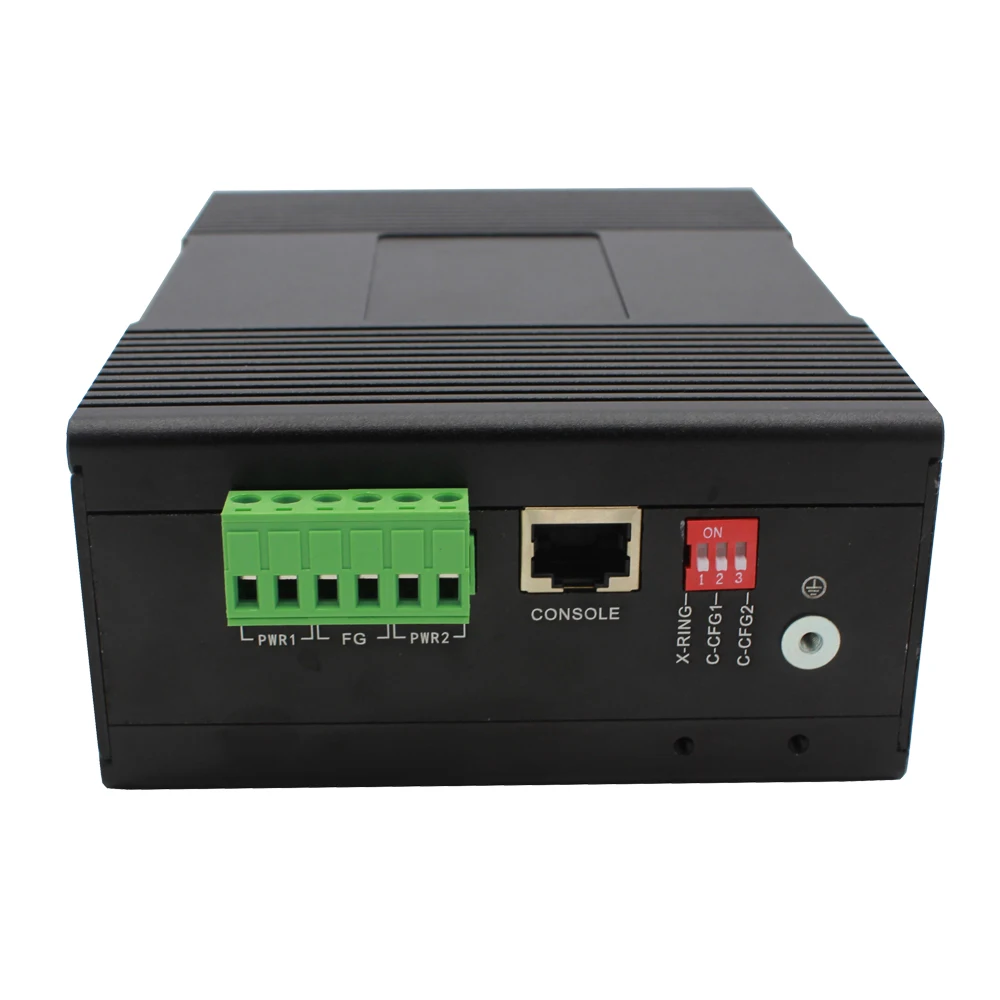 Outdoor Managed Industrial POE SFP Ethernet Switch 2*1000Mbps to 8*10/100/1000Mbps POE Gigabit SFP Switch DC48V