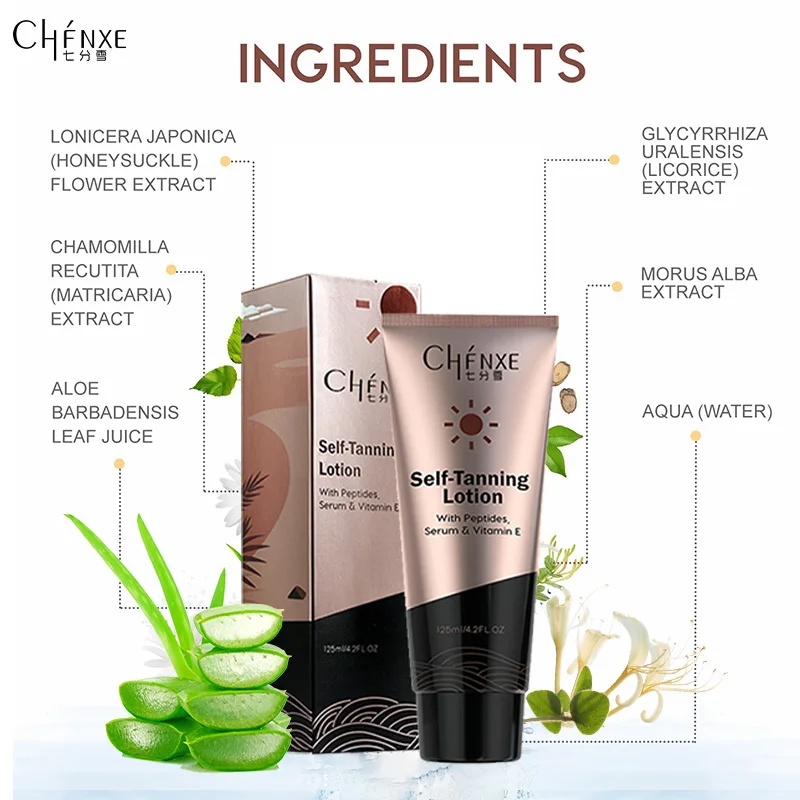 Ximan Private Label Natural Organic Vegan Tanning Oil Long Lasting Sun Tanning Drops Oil Self Tanner Serum SPF