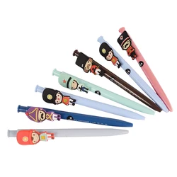 2020 gift promotional feather Logo Printed ball point 0.5 gel pen customized logo manufacturing