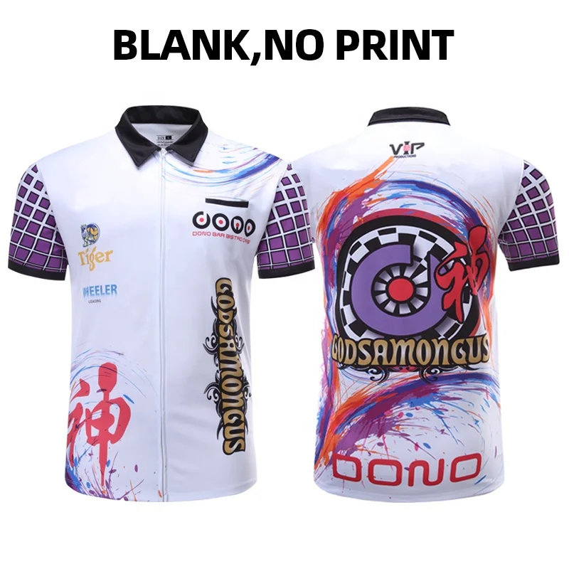 New Design Top Sale High Quality Sublimation Darts Shirts Jersey