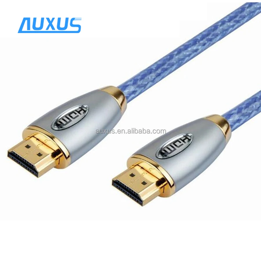 Нейлоновый Плетеный Rohs HDMI кабель из Китая с Цинковым Сплавом металла