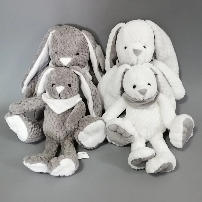Прошел EN71 20 см Супер softcuddly игрушка белый и серый кролик мягкие стыдливой бежевый кролика
