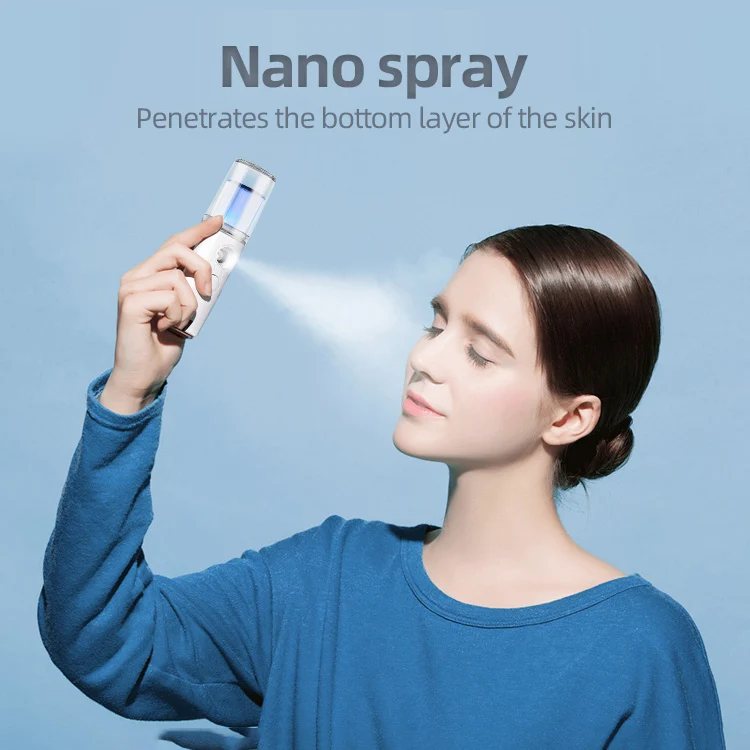 Wholesale usb portable mini facial hydrating machine nano cooling face mister